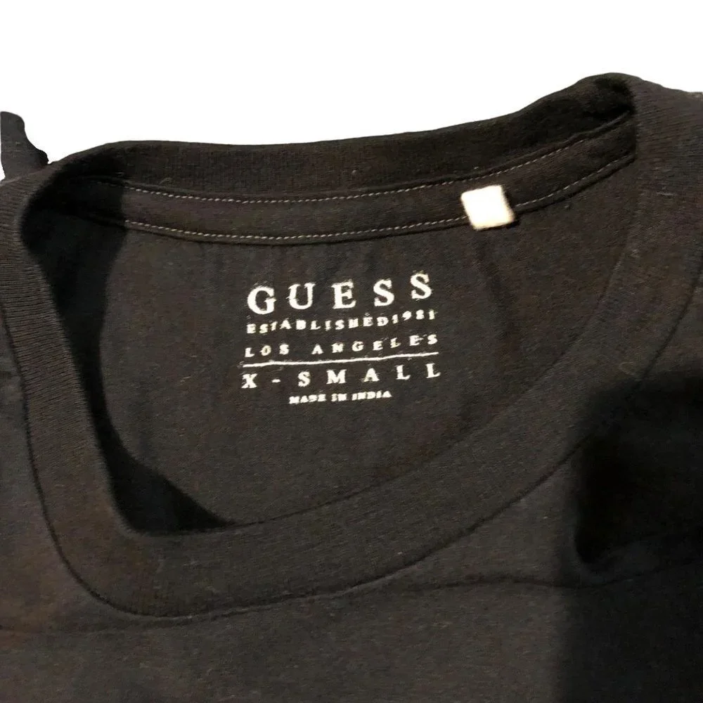 GUESS MEN'S BLACK TSHIRT SZ XS‎ - Picture 6 of 6